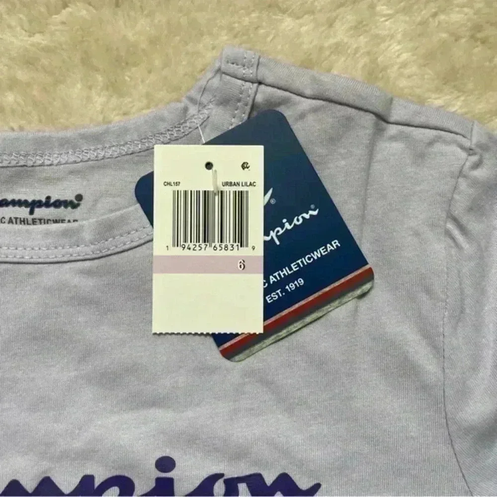 Champion Tie Front Tee/T Shirt Girl Size‎ 6